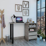 120 Writing Desk cusco, Two Drawers, Light gray Finish(D0102HgE6JY)