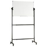 VEVOR Rolling Magnetic Whiteboard, Double-sided Mobile Whiteboard 36x24 Inches, Adjustable Height Dry Erase Board with Wheels, 1