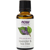 ESSENTIAL OILS NOW by NOW Essential Oils LAVENDER & TEA TREE OIL 1 OZ(D0102HHBTLU.)