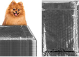 PUREVAcY Black Bubble Mailers 65x9 Metallic Padded Envelopes Pack of 250 cushioned Mailing Envelopes Padded Self-Seal Bubble Env