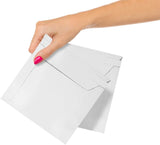 Rigid Mailers 6 x 8 Pack of 10 White cardboard Envelope Mailers Self-Sealing Hard Shipping Envelopes Double Wall cardboard Maile