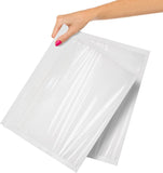 Rigid Mailers 125 x 95 Pack of 25 White cardboard Envelope Mailers Self-Sealing Hard Shipping Envelopes Double Wall cardboard Ma