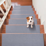 VEVOR Stair Treads, Stairs Carpet Non Slip 8 x 30, Indoor Stair Runner for Wooden Steps, Anti Slip Carpet Stair Rugs Mats for Ki
