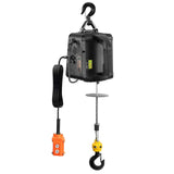 VEVOR 2-in-1 1100 lbs Electric Hoist Winch, 1500W Portable Power Winch Crane, 22.9 ft Lifting Height, 13 ft/min with Wired Remot