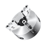 VEVOR 3-Jaw Lathe Chuck, 8, Self-Centering Lathe Chuck, 0.16-8 in/4-200 mm Clamping Range with T-key Fixing Screws Hexagon Wre