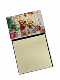 NEW Norfolk Terrier Cozy Christmas Sticky Note Holder Refillable Dispenser Self-Sticky Note Pads, Memo Pads Blank Desk Accessori