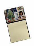 NEW Kuvasz Cozy Christmas Sticky Note Holder Refillable Dispenser Self-Sticky Note Pads, Memo Pads Blank Desk Accessories