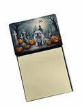 NEW English Bulldog Spooky Halloween Sticky Note Holder Refillable Dispenser Self-Sticky Note Pads, Memo Pads Blank Desk Accesso