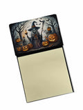 NEW Witch Spooky Halloween Sticky Note Holder Refillable Dispenser Self-Sticky Note Pads, Memo Pads Blank Desk Accessories