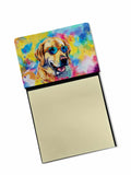 NEW Yellow Labrador Hippie Dawg Sticky Note Holder Refillable Dispenser Self-Sticky Note Pads, Memo Pads Blank Desk Accessories
