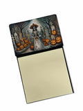 NEW La Catrina Skeleton Spooky Halloween Sticky Note Holder Refillable Dispenser Self-Sticky Note Pads, Memo Pads Blank Desk Acc