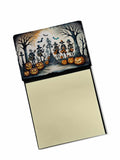 NEW Mariachi Skeleton Band Spooky Halloween Sticky Note Holder Refillable Dispenser Self-Sticky Note Pads, Memo Pads Blank Desk 