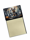 NEW Yorkshire Terrier Spooky Halloween Sticky Note Holder Refillable Dispenser Self-Sticky Note Pads, Memo Pads Blank Desk Acces