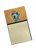 NEW Dalmatian Hippie Dawg Sticky Note Holder Refillable Dispenser Self-Sticky Note Pads, Memo Pads Blank Desk Accessories