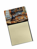 NEW Dachshund Fall Kitchen Pumpkins Sticky Note Holder Refillable Dispenser Self-Sticky Note Pads, Memo Pads Blank Desk Accessor