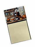 NEW Coton De Tulear Fall Kitchen Pumpkins Sticky Note Holder Refillable Dispenser Self-Sticky Note Pads, Memo Pads Blank Desk Ac