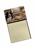 NEW Bernese Mountain Dog Fall Kitchen Pumpkins Sticky Note Holder Refillable Dispenser Self-Sticky Note Pads, Memo Pads Blank De