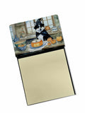 NEW Akita Fall Kitchen Pumpkins Sticky Note Holder Refillable Dispenser Self-Sticky Note Pads, Memo Pads Blank Desk Accessories