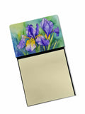NEW Tennessee Iris in Watercolor Sticky Note Holder Refillable Dispenser Self-Sticky Note Pads, Memo Pads Blank Desk Accessories