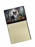 NEW Border Collie Spooky Halloween Sticky Note Holder Refillable Dispenser Self-Sticky Note Pads, Memo Pads Blank Desk Accessori