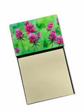 NEW Vermont Red Clover in Watercolor Sticky Note Holder Refillable Dispenser Self-Sticky Note Pads, Memo Pads Blank Desk Accesso
