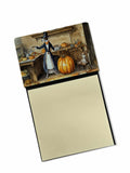 NEW Italian Greyhound Fall Kitchen Pumpkins Sticky Note Holder Refillable Dispenser Self-Sticky Note Pads, Memo Pads Blank Desk 