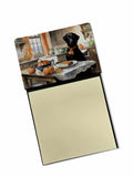 NEW Black Lab Fall Kitchen Pumpkins Sticky Note Holder Refillable Dispenser Self-Sticky Note Pads, Memo Pads Blank Desk Accessor