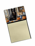 NEW Belgian Sheepdog Fall Kitchen Pumpkins Sticky Note Holder Refillable Dispenser Self-Sticky Note Pads, Memo Pads Blank Desk A