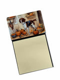 NEW Brittany Fall Kitchen Pumpkins Sticky Note Holder Refillable Dispenser Self-Sticky Note Pads, Memo Pads Blank Desk Accessori