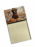 NEW Chocolate Lab Fall Kitchen Pumpkins Sticky Note Holder Refillable Dispenser Self-Sticky Note Pads, Memo Pads Blank Desk Acce
