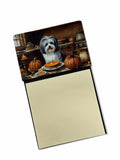 NEW Havanese Fall Kitchen Pumpkins Sticky Note Holder Refillable Dispenser Self-Sticky Note Pads, Memo Pads Blank Desk Accessori