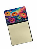 NEW Ranunculus in Color Sticky Note Holder Refillable Dispenser Self-Sticky Note Pads, Memo Pads Blank Desk Accessories