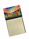 NEW Daffodils in Color Sticky Note Holder Refillable Dispenser Self-Sticky Note Pads, Memo Pads Blank Desk Accessories