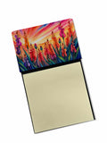 NEW Gladiolus in Color Sticky Note Holder Refillable Dispenser Self-Sticky Note Pads, Memo Pads Blank Desk Accessories