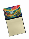 NEW Hypericum or St. John s Wort in Color Sticky Note Holder Refillable Dispenser Self-Sticky Note Pads, Memo Pads Blank Desk Ac