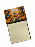 NEW Yellow Labrador Retriever Fall Sticky Note Holder Refillable Dispenser Self-Sticky Note Pads, Memo Pads Blank Desk Accessori