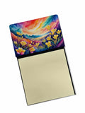 NEW Freesia in Color Sticky Note Holder Refillable Dispenser Self-Sticky Note Pads, Memo Pads Blank Desk Accessories