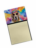 NEW Weimaraner Hippie Dawg Sticky Note Holder Refillable Dispenser Self-Sticky Note Pads, Memo Pads Blank Desk Accessories