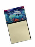 NEW Dolphin Sticky Note Holder Refillable Dispenser Self-Sticky Note Pads, Memo Pads Blank Desk Accessories