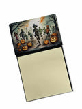 NEW Zombies Spooky Halloween Sticky Note Holder Refillable Dispenser Self-Sticky Note Pads, Memo Pads Blank Desk Accessories