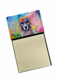 NEW Poodle Hippie Dawg Sticky Note Holder Refillable Dispenser Self-Sticky Note Pads, Memo Pads Blank Desk Accessories