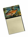 NEW Brown Trout Sticky Note Holder Refillable Dispenser Self-Sticky Note Pads, Memo Pads Blank Desk Accessories