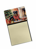 NEW Rottweiler Cozy Christmas Sticky Note Holder Refillable Dispenser Self-Sticky Note Pads, Memo Pads Blank Desk Accessories