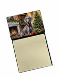 NEW Weimaraner Cozy Christmas Sticky Note Holder Refillable Dispenser Self-Sticky Note Pads, Memo Pads Blank Desk Accessories