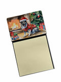 NEW Norwegian Elkhound Cozy Christmas Sticky Note Holder Refillable Dispenser Self-Sticky Note Pads, Memo Pads Blank Desk Access