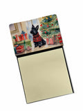 NEW Scottish Terrier Cozy Christmas Sticky Note Holder Refillable Dispenser Self-Sticky Note Pads, Memo Pads Blank Desk Accessor