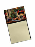 NEW Lakeland Terrier Cozy Christmas Sticky Note Holder Refillable Dispenser Self-Sticky Note Pads, Memo Pads Blank Desk Accessor