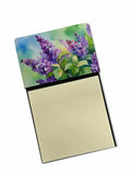 NEW New Hampshire Purple Lilac in Watercolor Sticky Note Holder Refillable Dispenser Self-Sticky Note Pads, Memo Pads Blank Desk