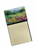 NEW North Dakota Wild Prairie Roses in Watercolor Sticky Note Holder Refillable Dispenser Self-Sticky Note Pads, Memo Pads Blank
