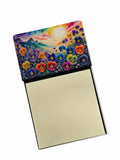 NEW Pansies in Color Sticky Note Holder Refillable Dispenser Self-Sticky Note Pads, Memo Pads Blank Desk Accessories